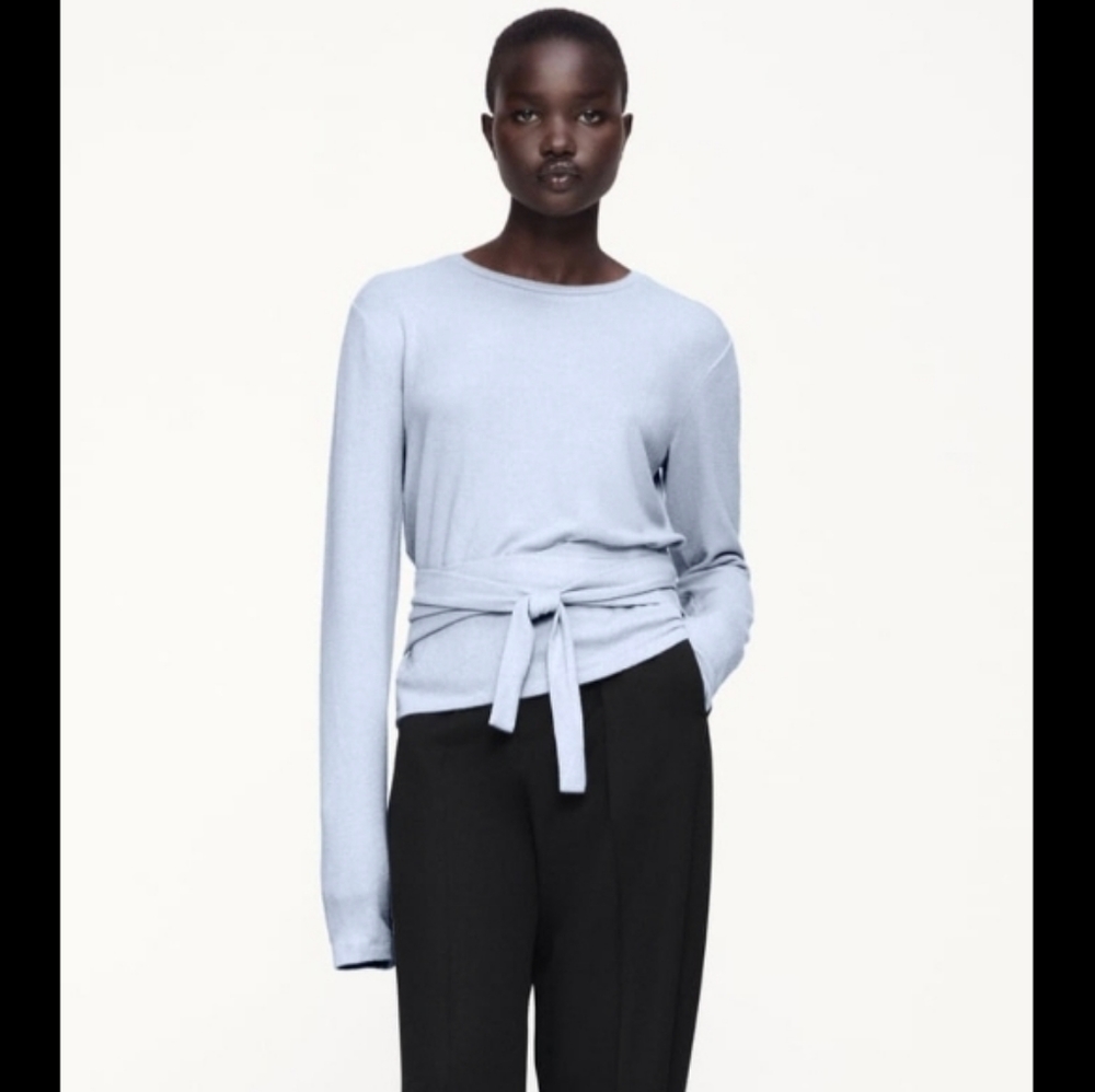 SOFT TOUCH TIED SHIRT | ZARA